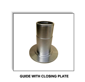 GUIDE WITH CLOSING PLATE